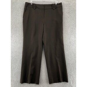LOFT Wide Leg Pants in Dark Brown